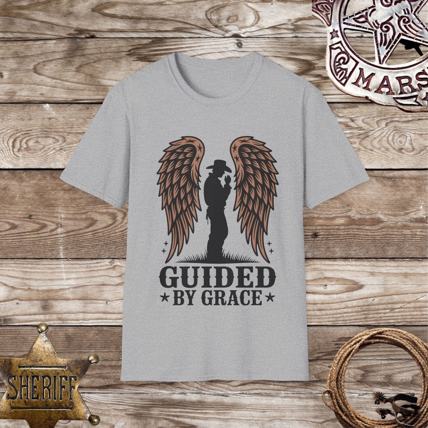 Guided by Grace Angel Wings T-Shirt