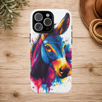 Color Splash Donkey Phone Case