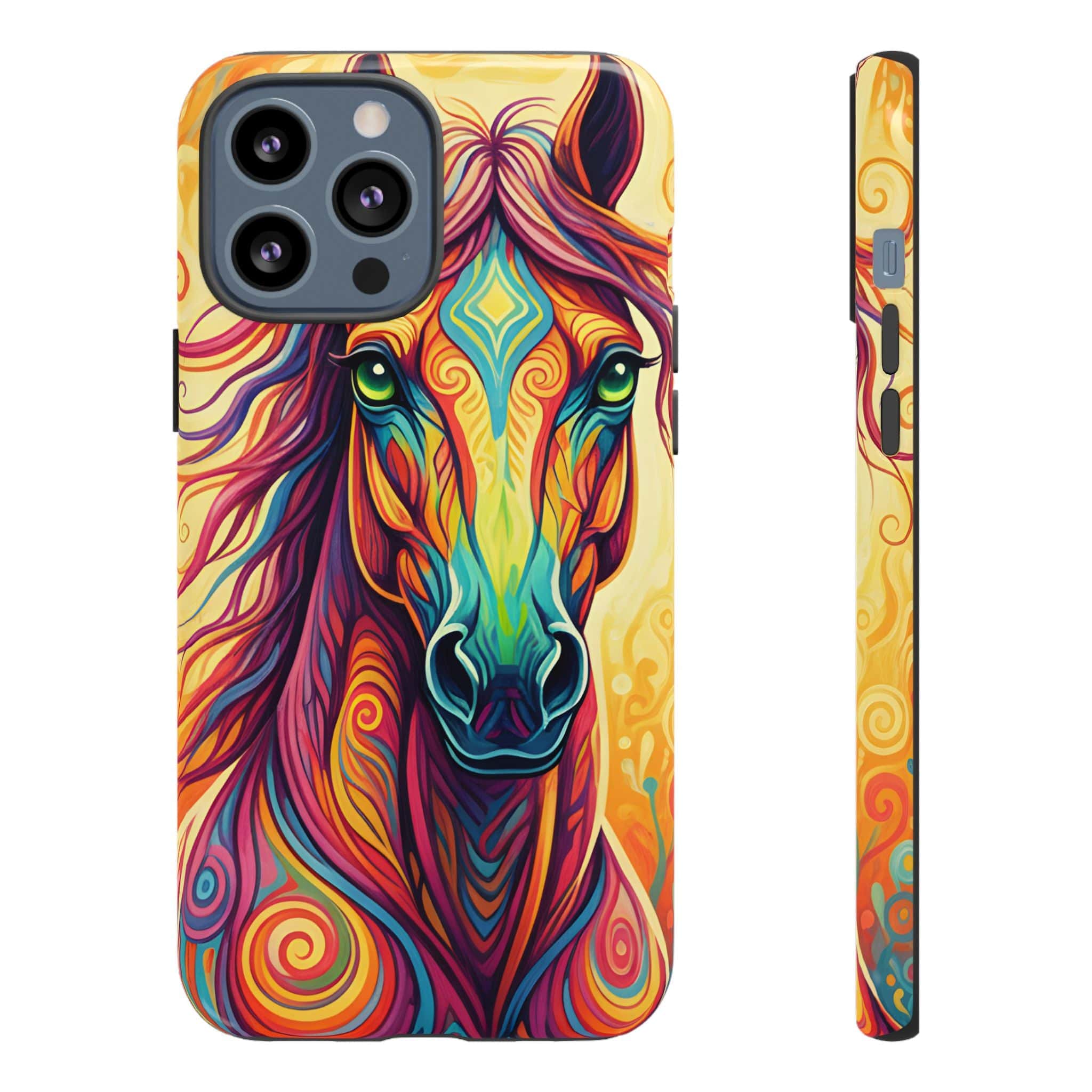 Vibrant Swirl Stallion - Phone Cover