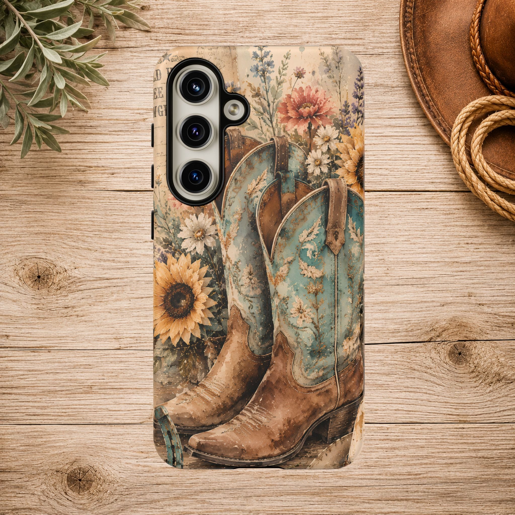 Rustique Sunflower Western iPhone Cover