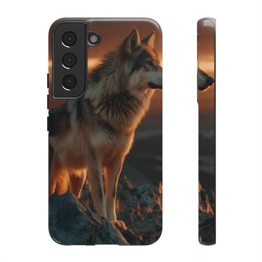 Wolf Sunset Phone Case