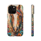 Boho Wildflower Horse Phone Case