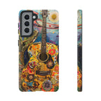 Floral Guitar- Phone Case