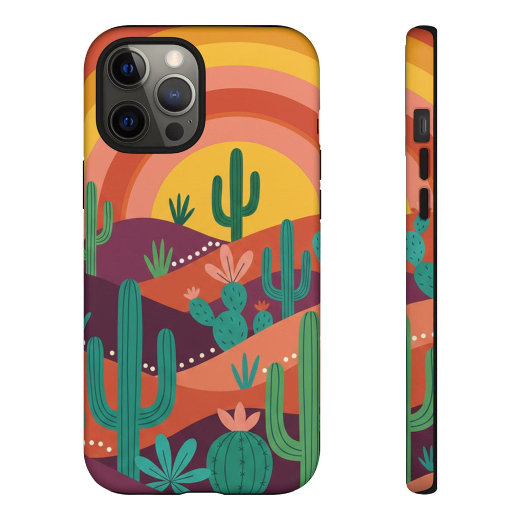 Desert Sunset Cactus Phone Case