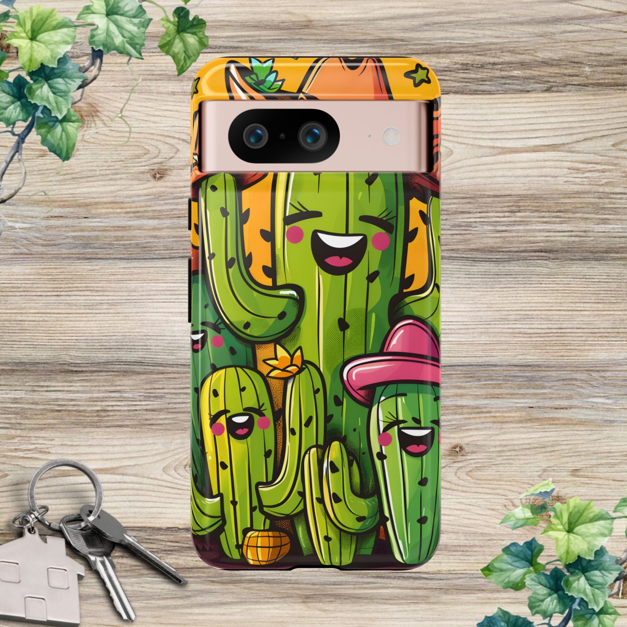 Happy Cactus Crew Phone Case
