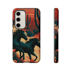 Desert Run Wild Horse Phone Case