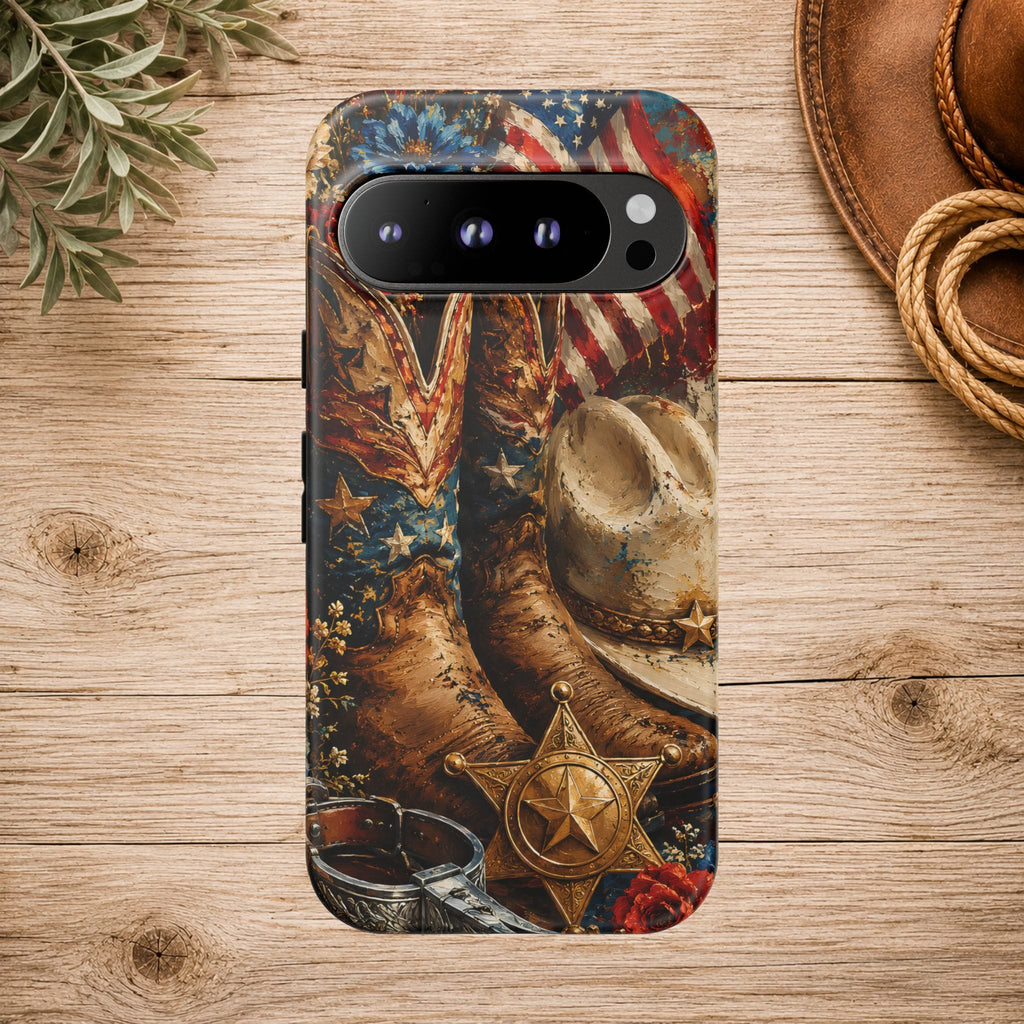 Patriotic Cowgirl Phone Case