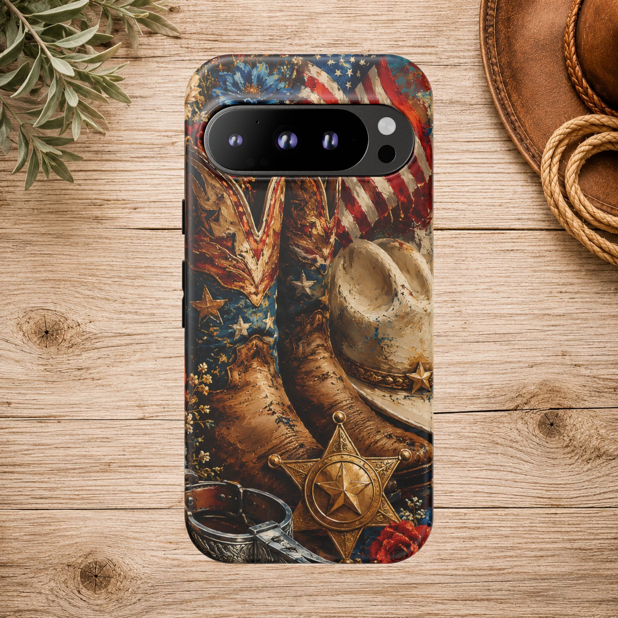 Patriotic Cowgirl Phone Case