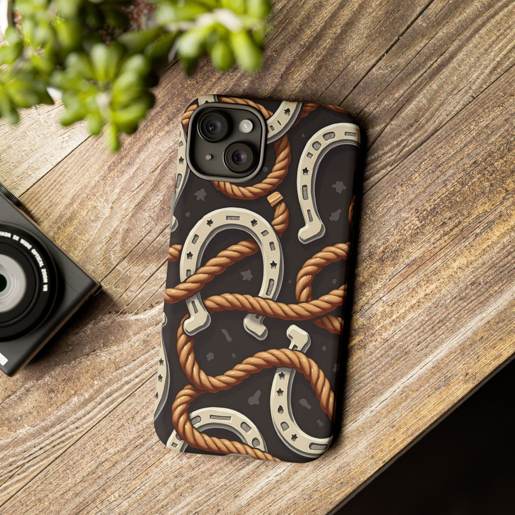 Horseshoes and Ropes-Phone Case
