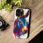 Color Splash Donkey Phone Case
