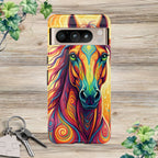 Vibrant Swirl Stallion - Phone Cover