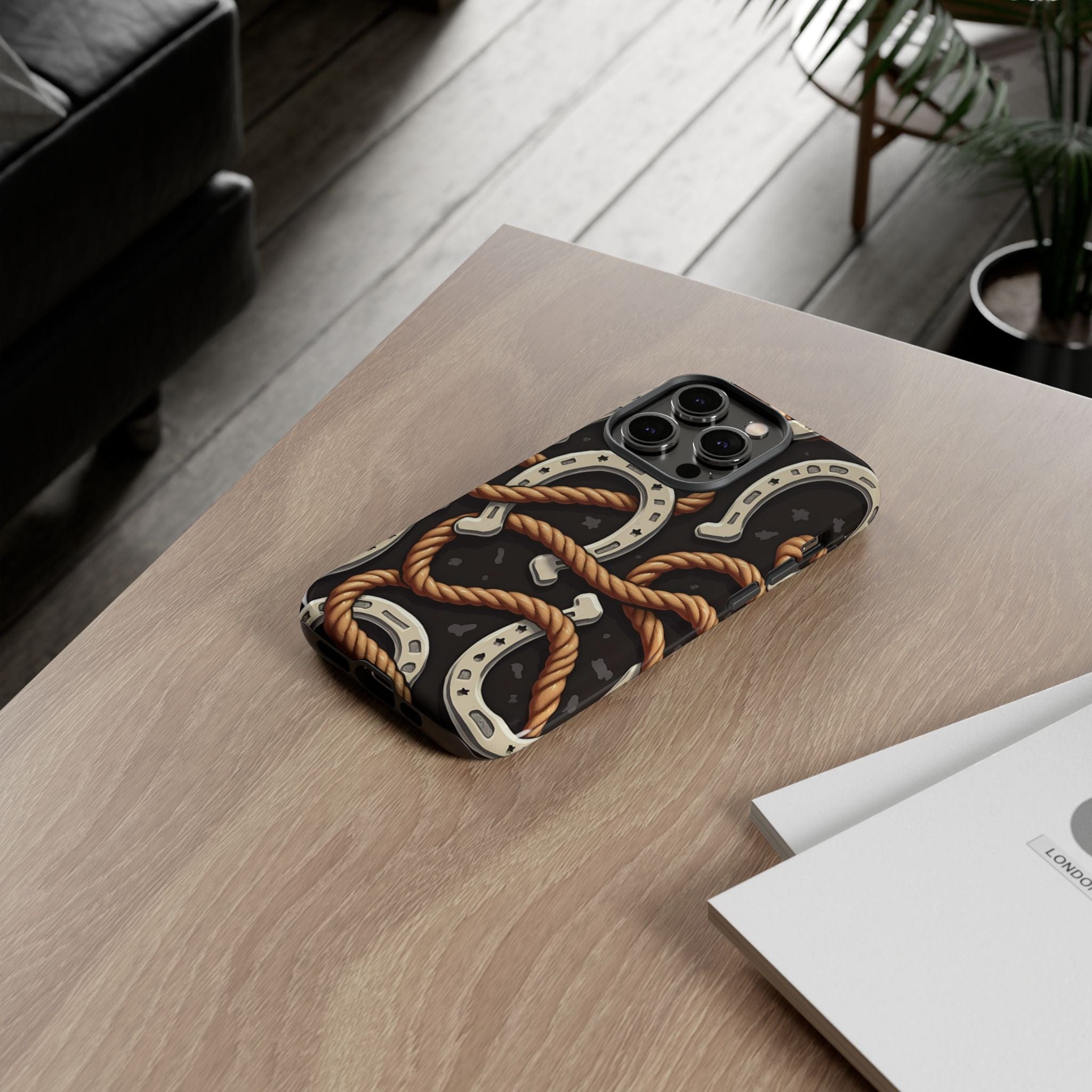 Horseshoes and Ropes-Phone Case