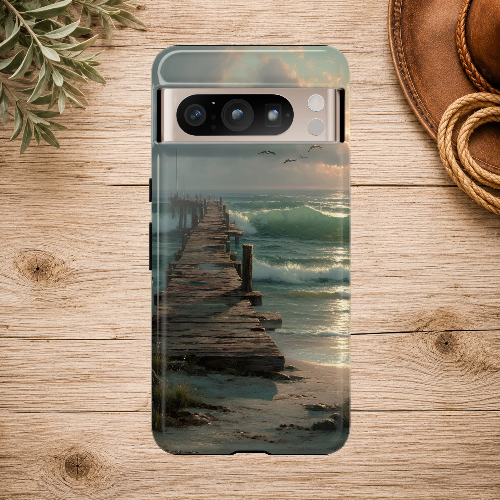 Wooden  Seaside Pier Phone Case