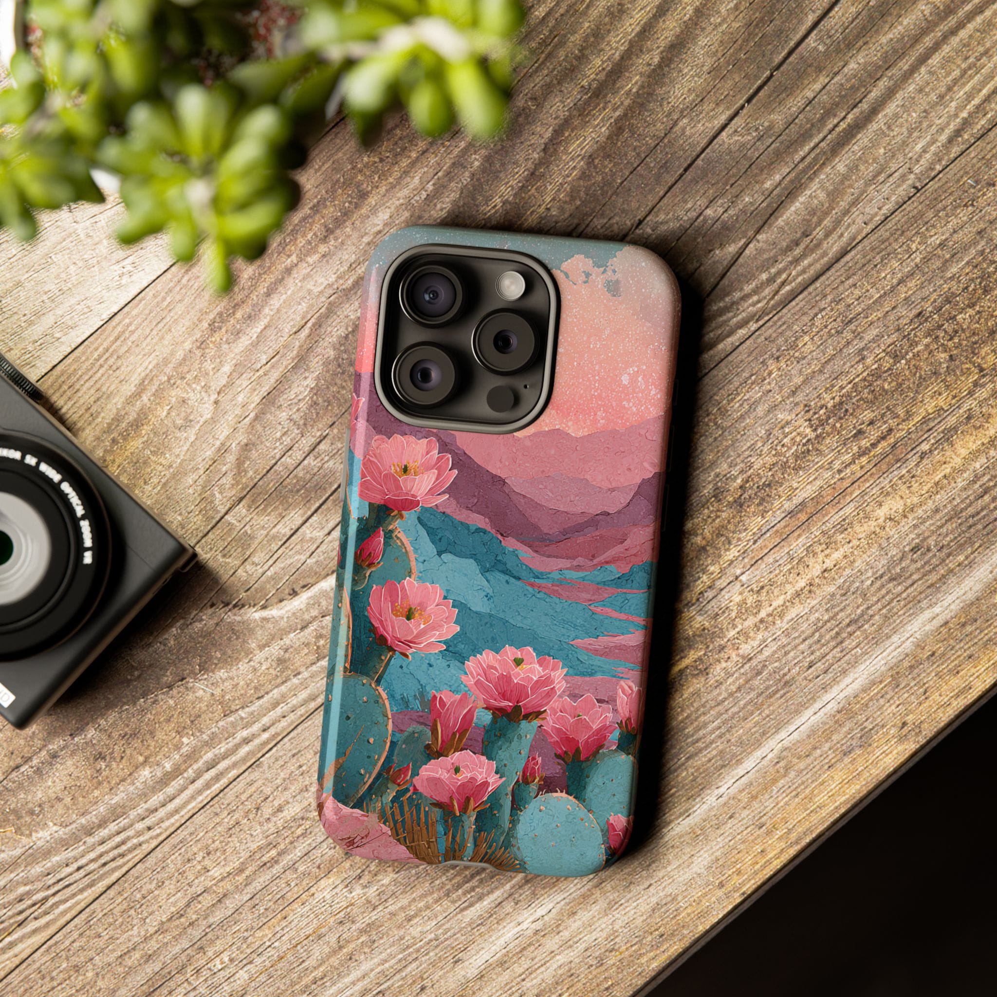 Desert Bloom Sunset Phone Case