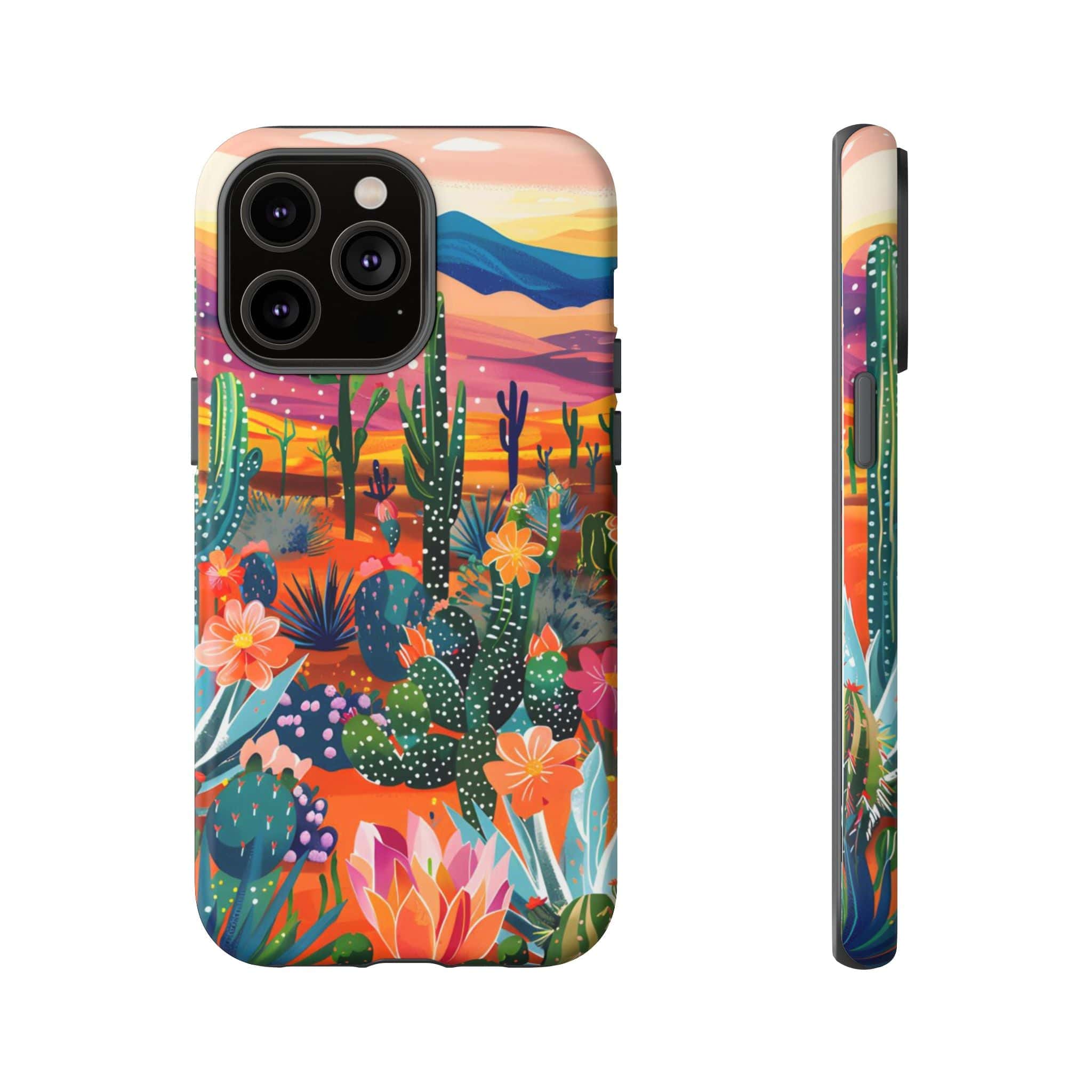 Colorful Cactus Phone Case