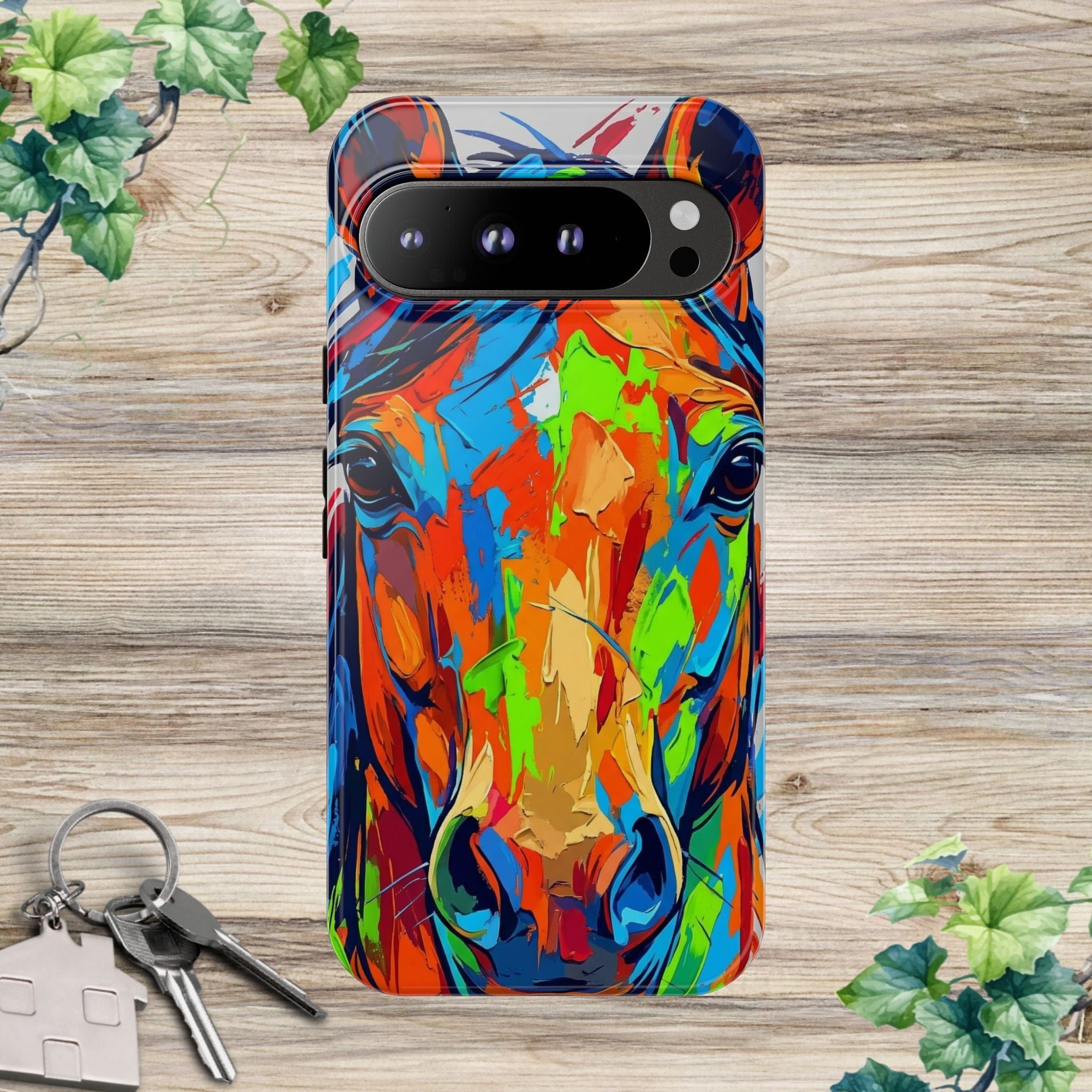 Colorful Abstract Horse Phone Case