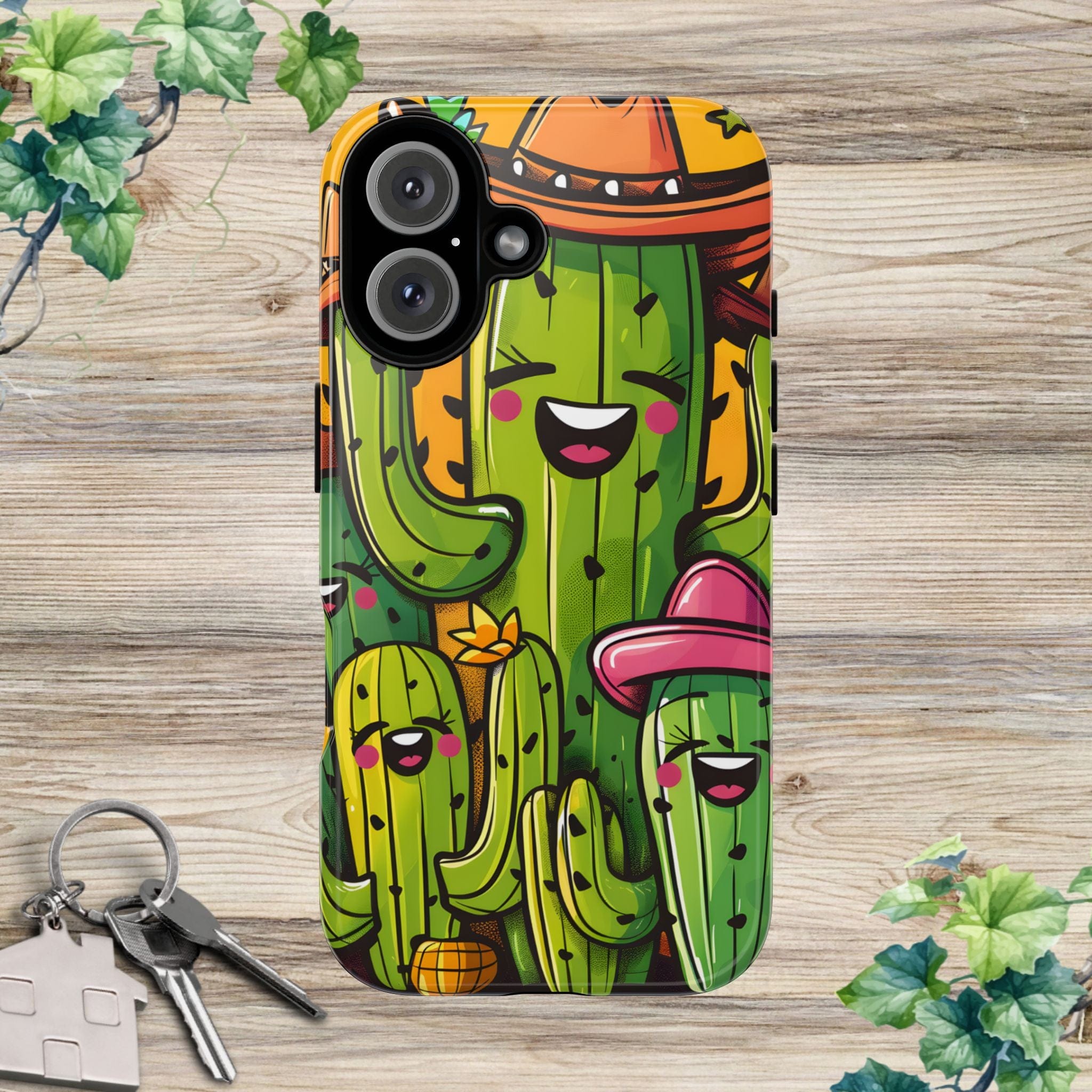 Happy Cactus Crew Phone Case