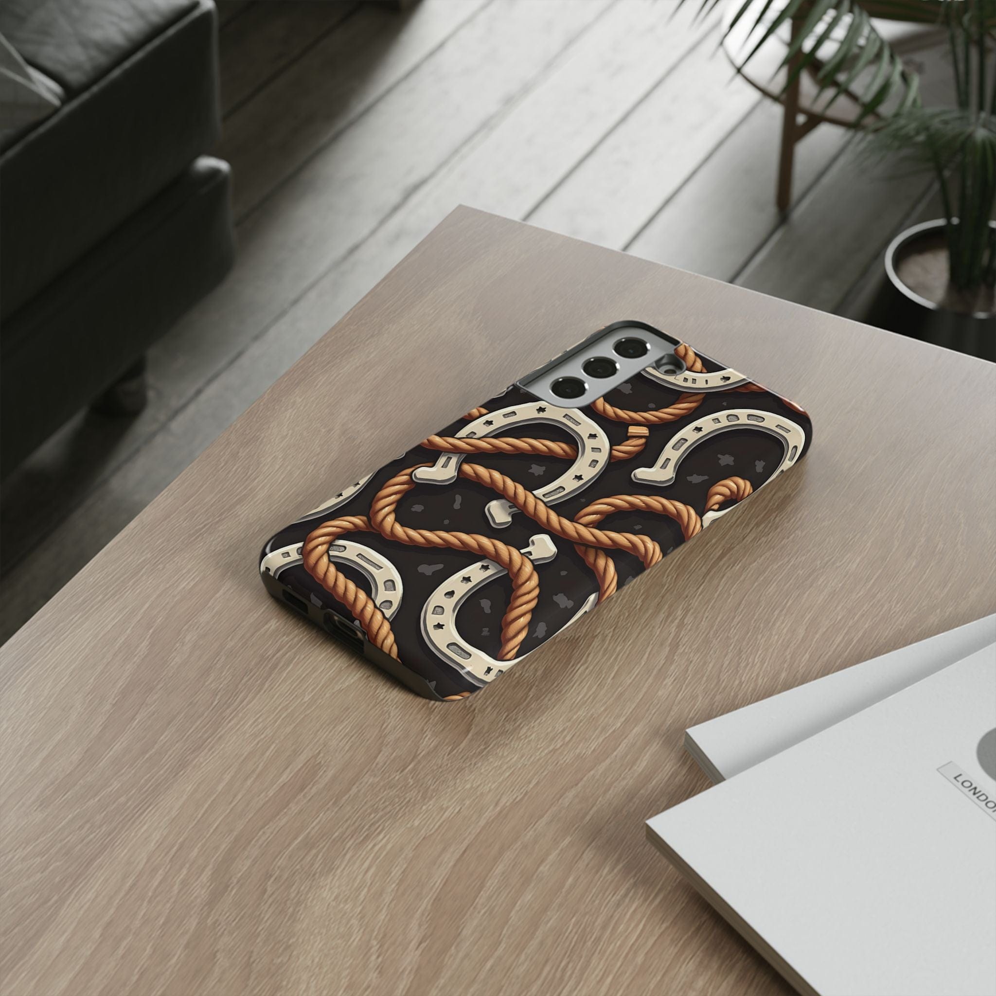 Horseshoes and Ropes-Phone Case