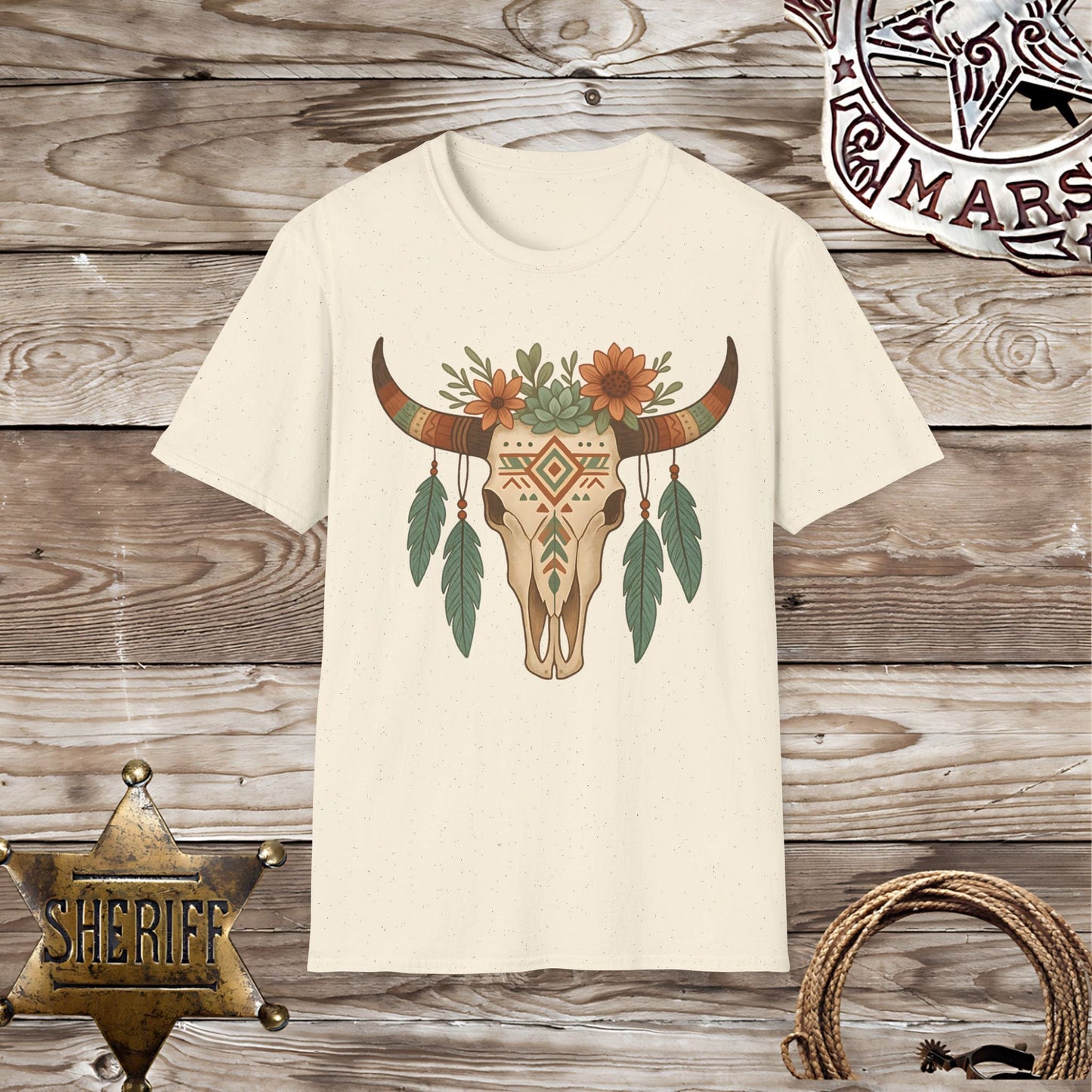 Boho Skelton Floral design
