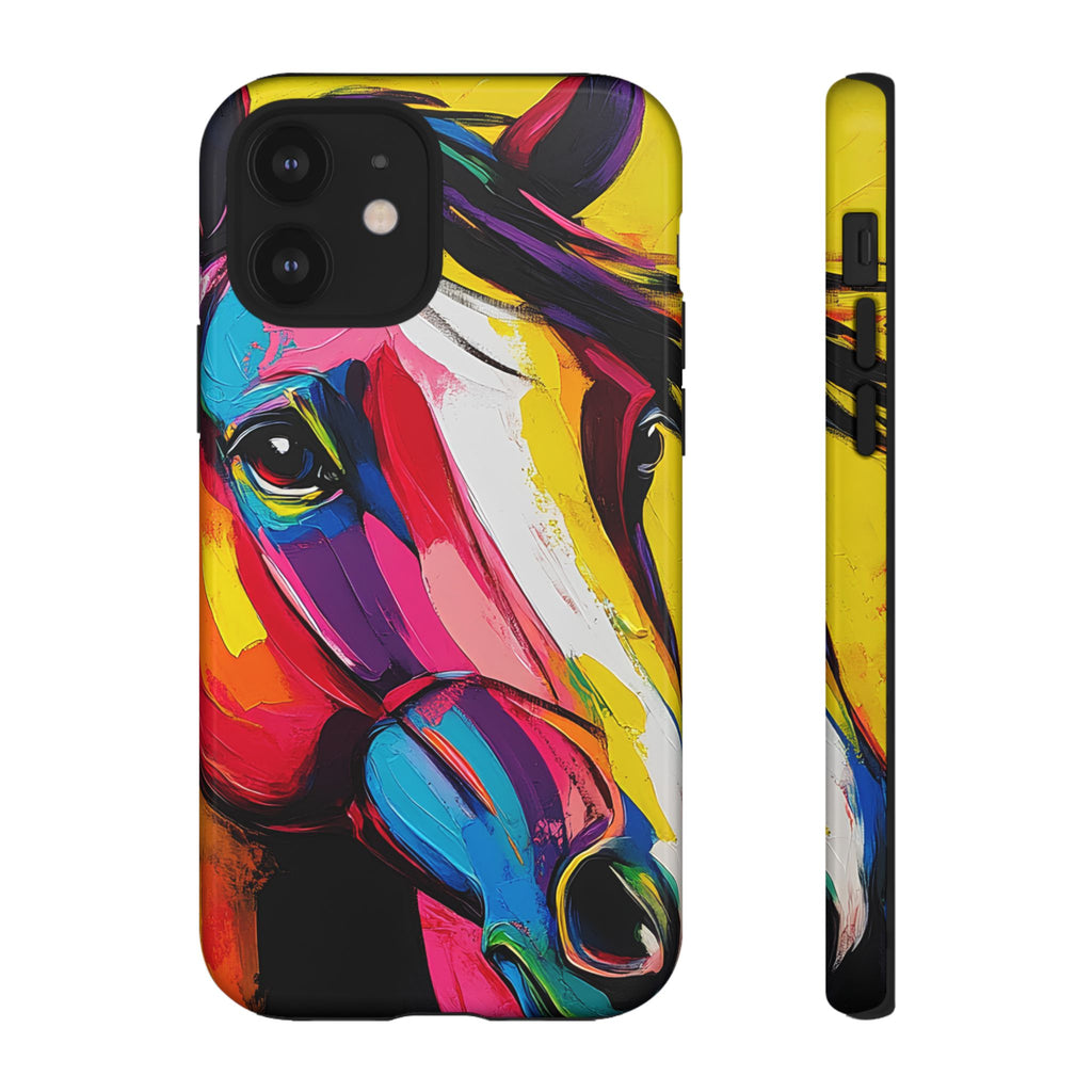 Abstract Colorful Horse Phone Case