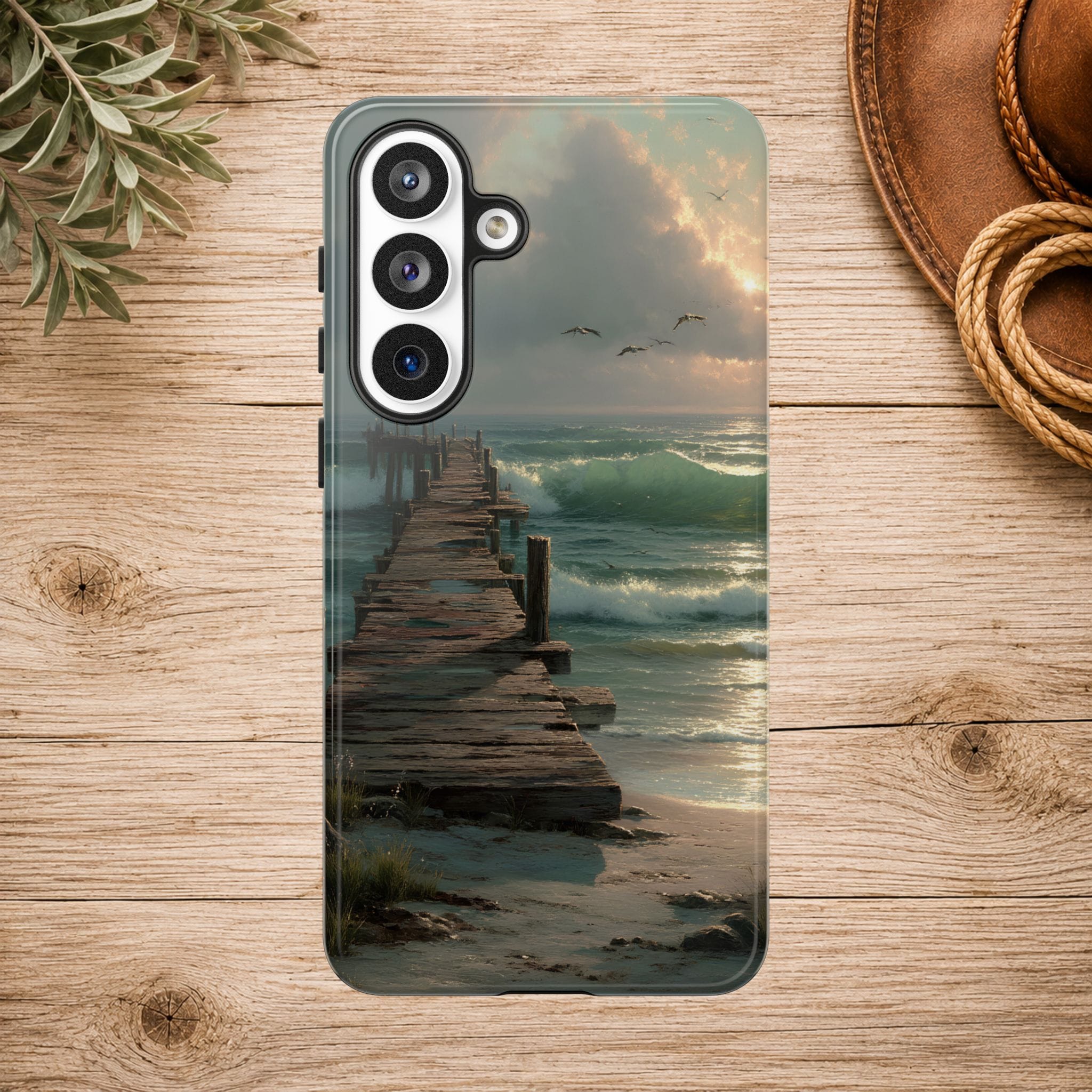 Wooden  Seaside Pier Phone Case