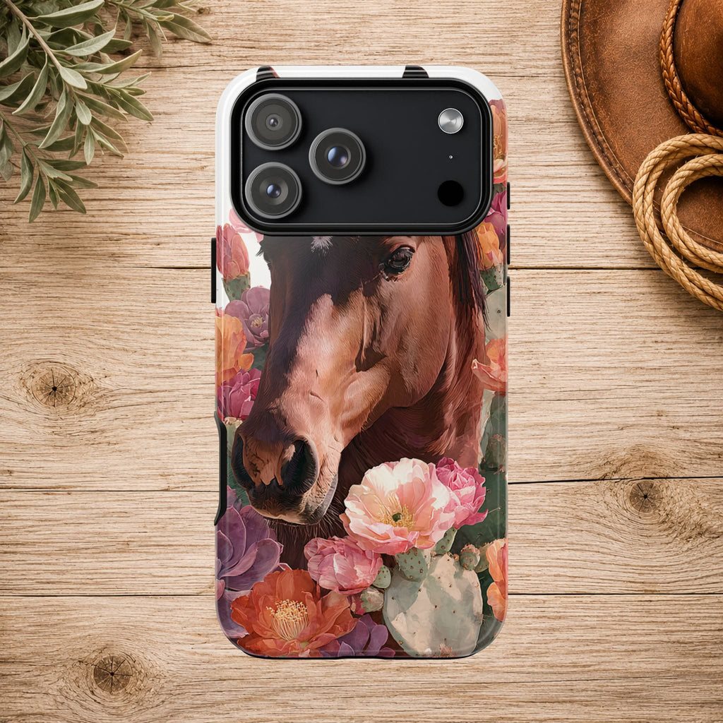 Horse Floral Phone Case