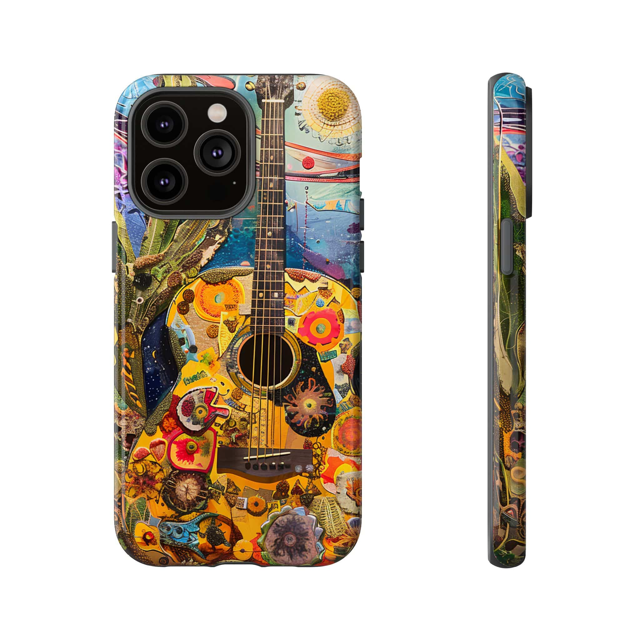 Floral Guitar- Phone Case