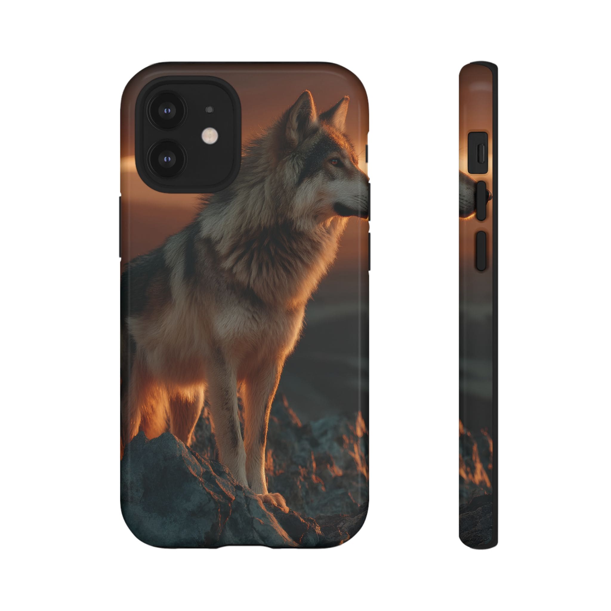 Wolf Sunset Phone Case
