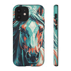 Colorful Horse Head – Turquoise