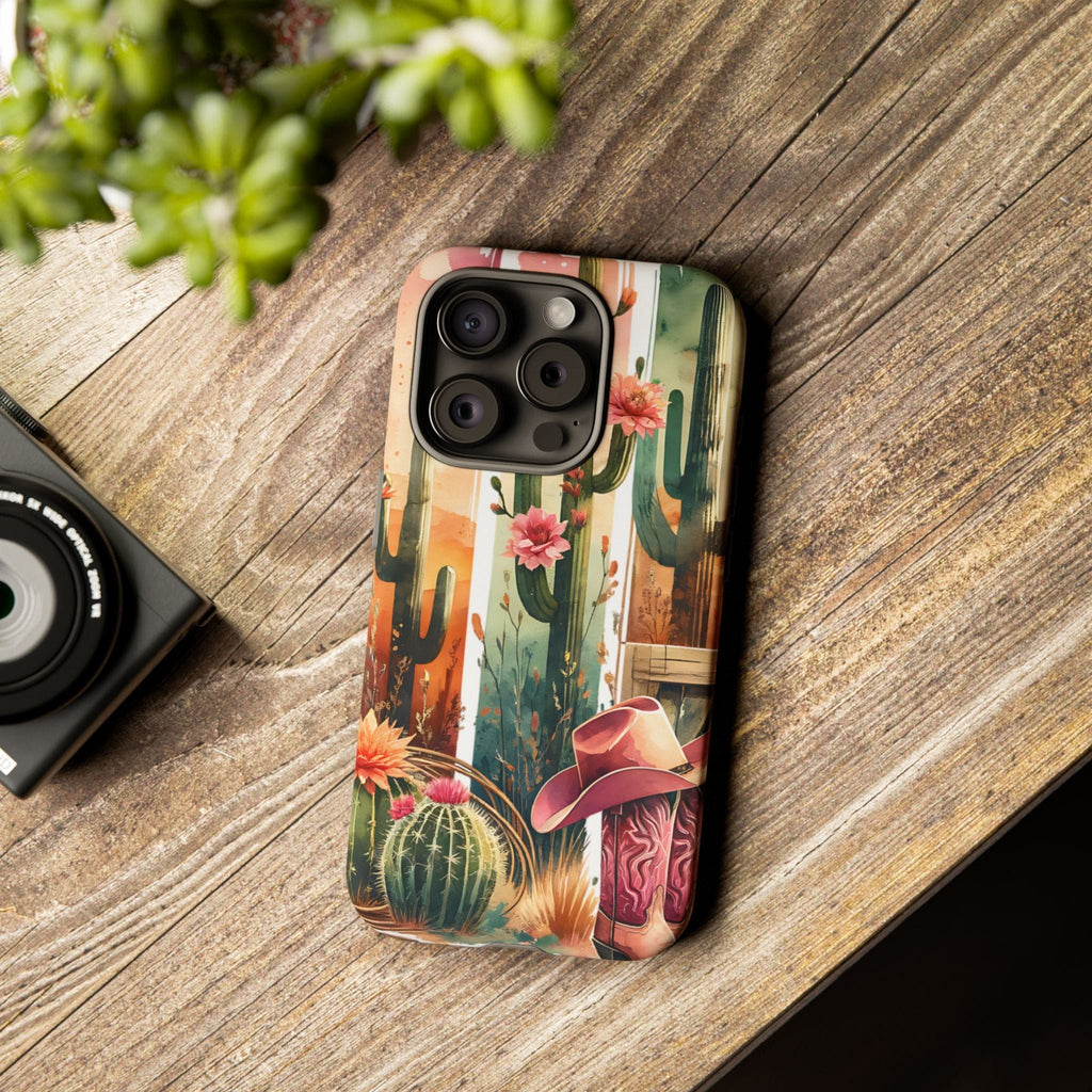 Southwestern Floral Cactus -Tough Case