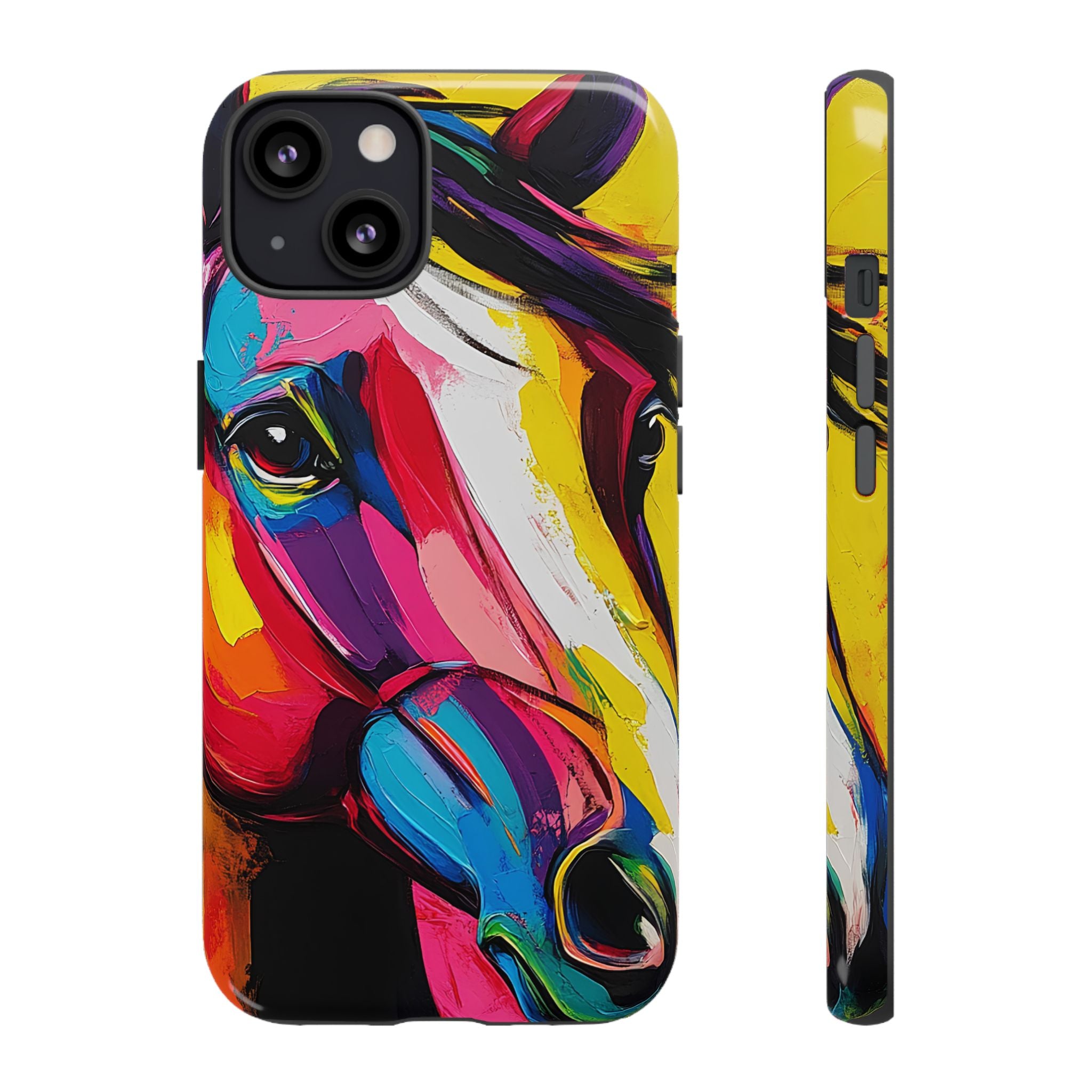 Abstract Colorful Horse Phone Case