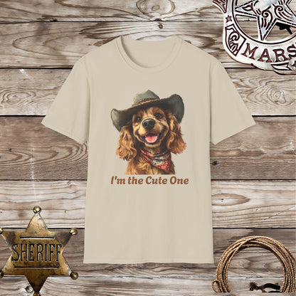 Softstyle Unisex T-Shirt: Cocker Spaniel the Cute one