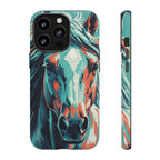 Colorful Horse Head – Turquoise