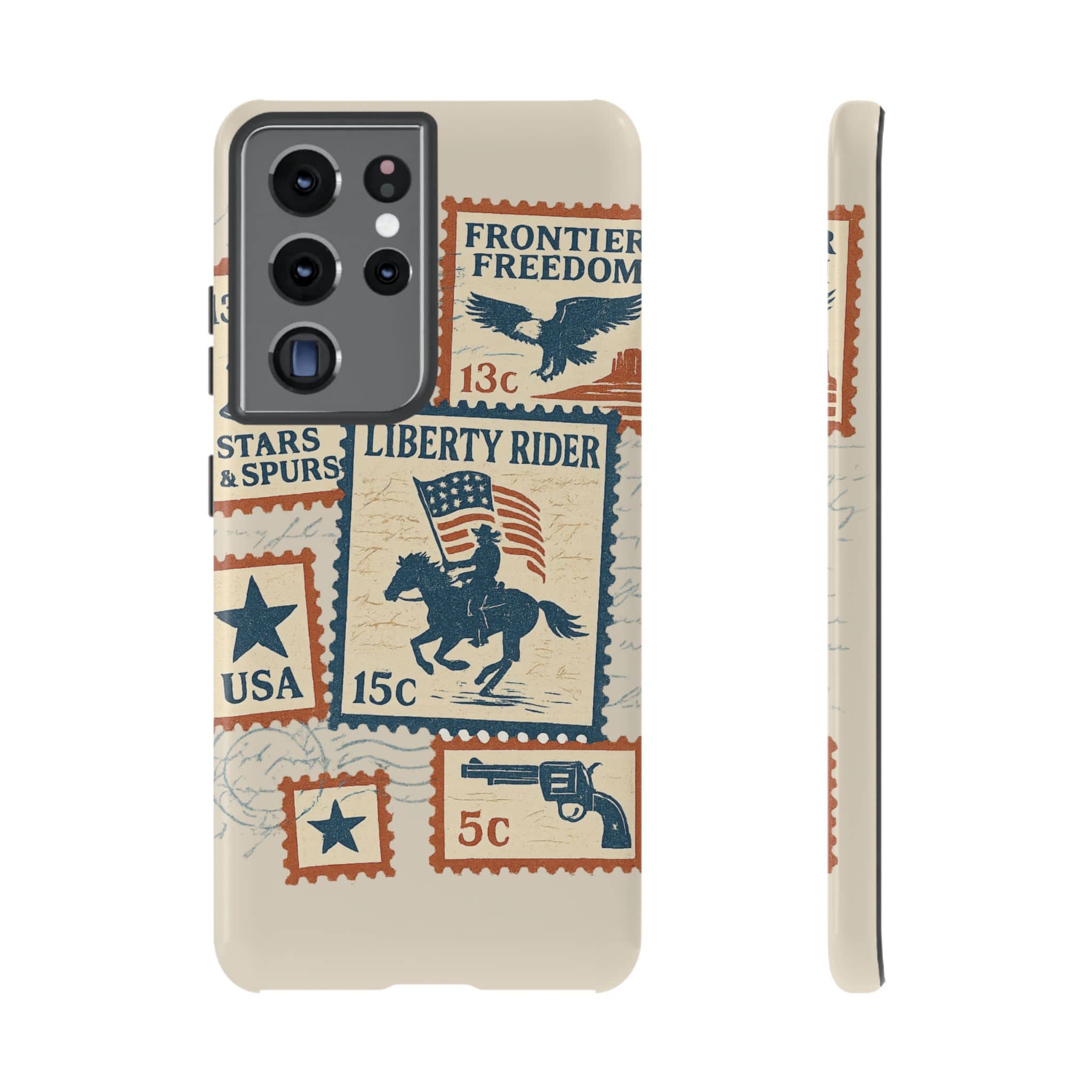 Liberty Rider Vintage Western Patriotic Phone Case