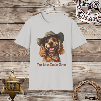 Softstyle Unisex T-Shirt: Cocker Spaniel the Cute one