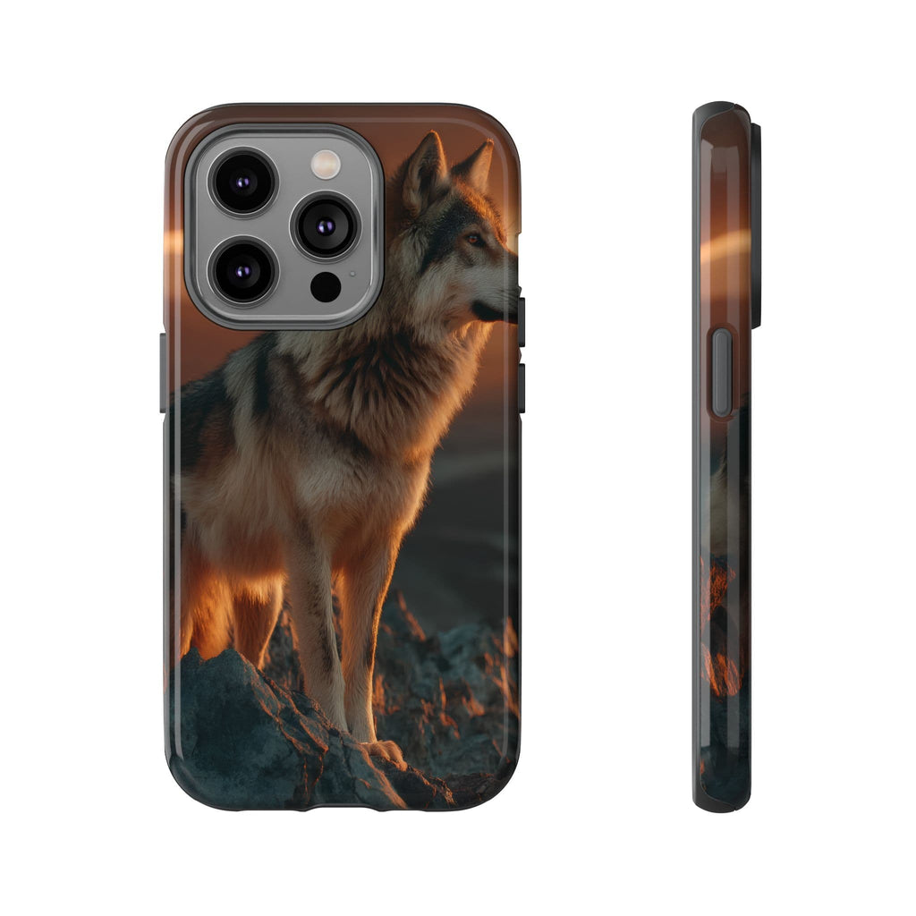 Wolf Sunset Phone Case