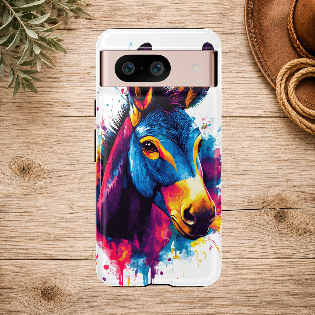 Color Splash Donkey Phone Case