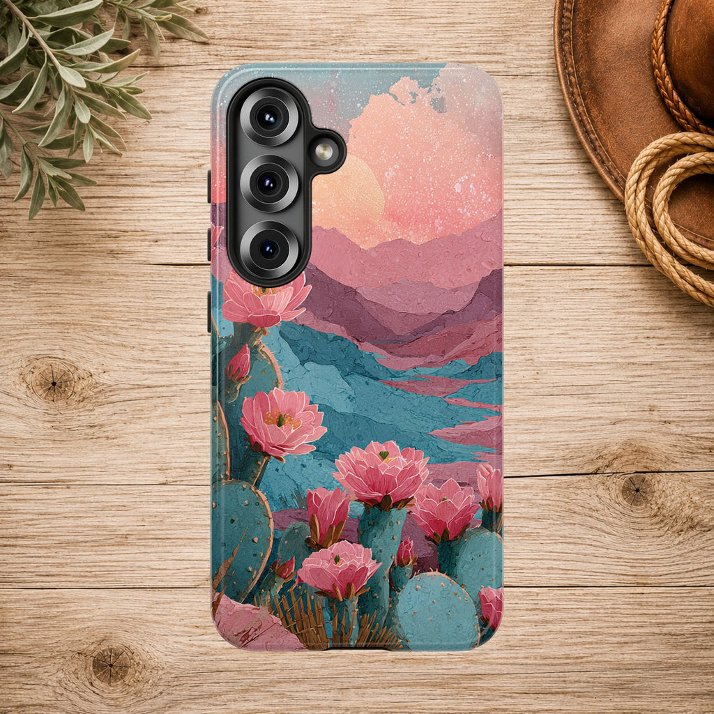 Desert Bloom Sunset Phone Case