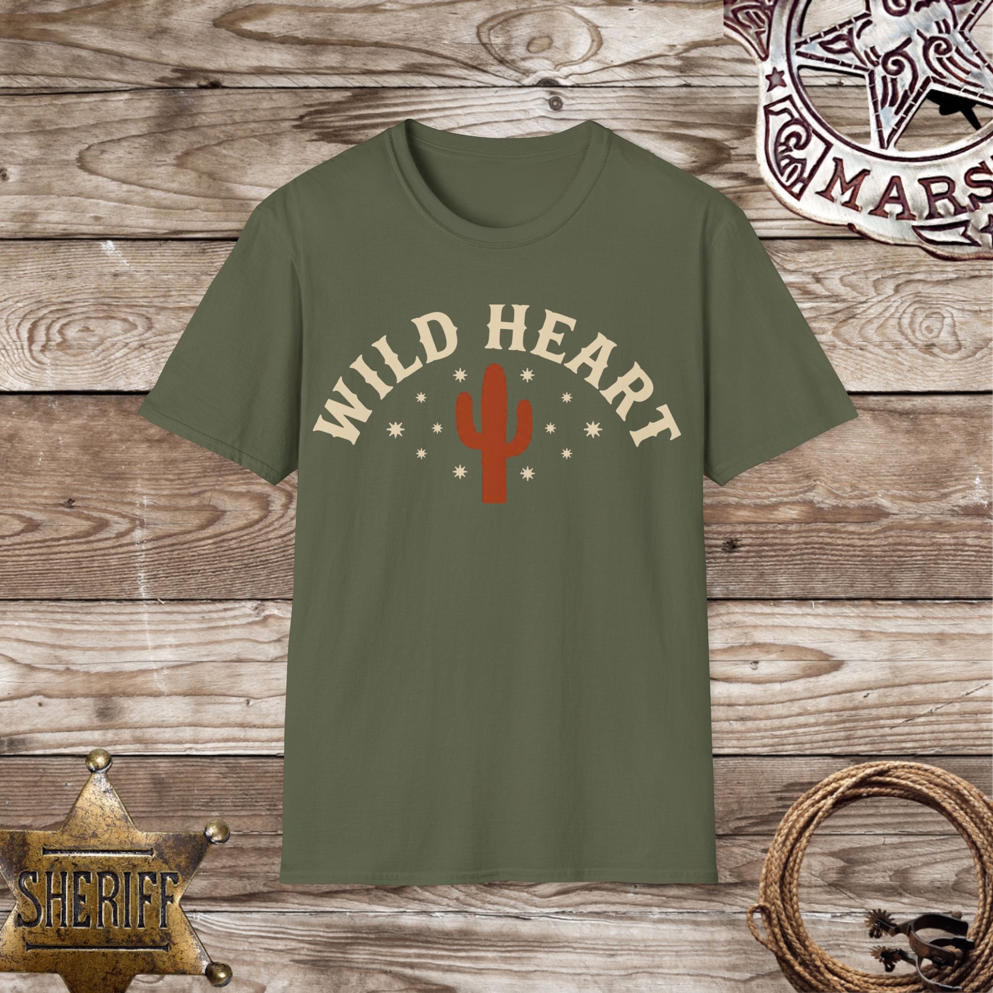 Wild Heart Cactus Western T-Shirt