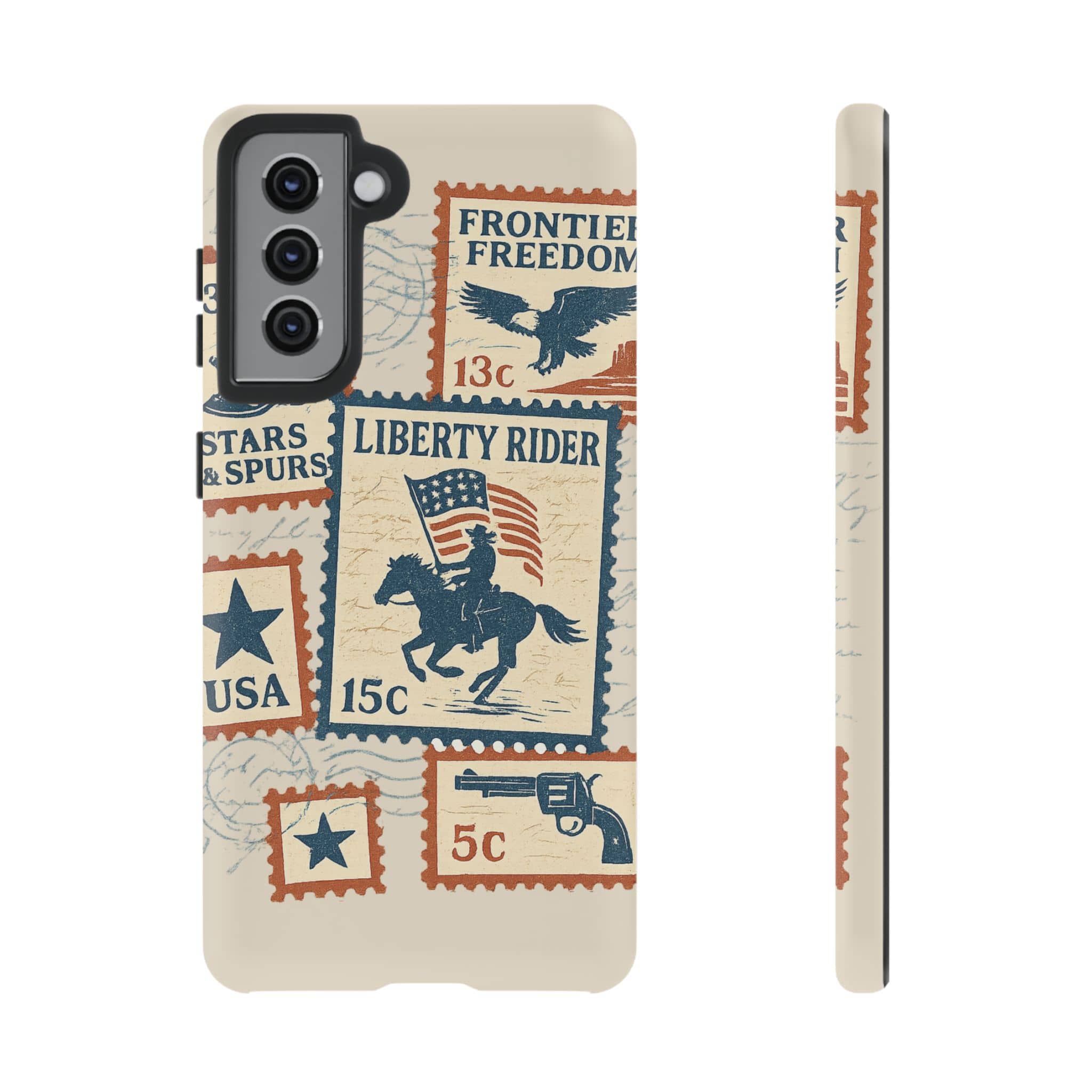 Liberty Rider Vintage Western Patriotic Phone Case