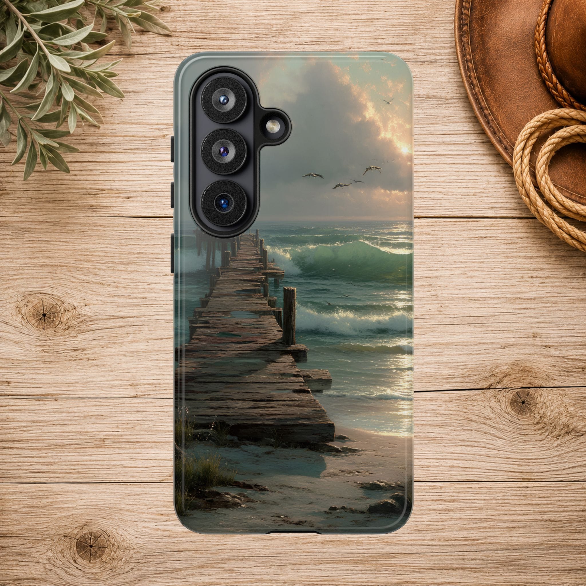 Wooden  Seaside Pier Phone Case