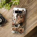 Painted Horse & Roses – Phone Case