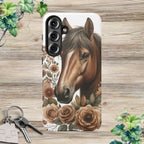 Painted Horse & Roses – Phone Case