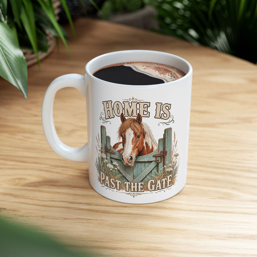 Home Is Past the Gate Mug