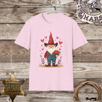 Gnome with Valentine Hearts T-Shirt