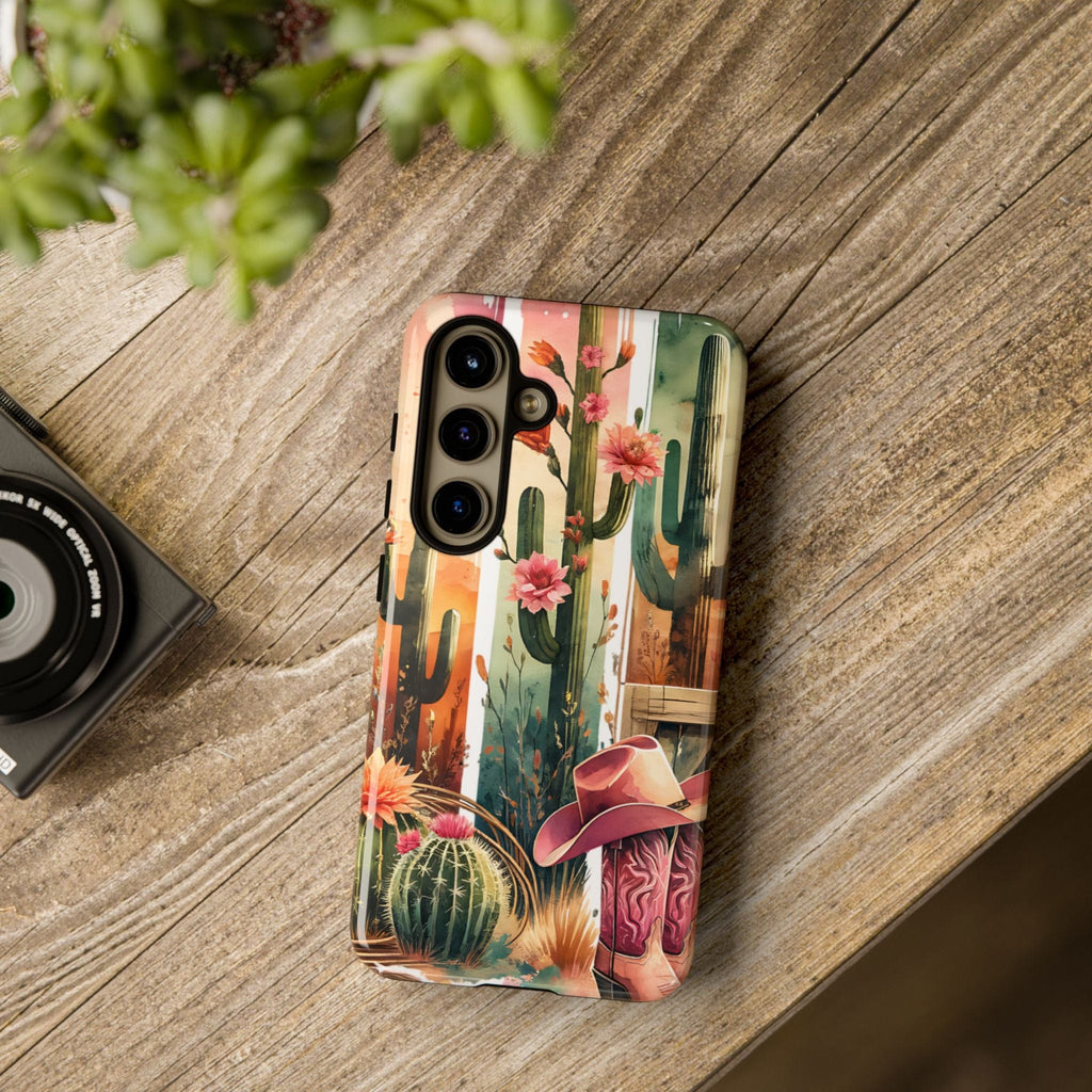 Southwestern Floral Cactus -Tough Case