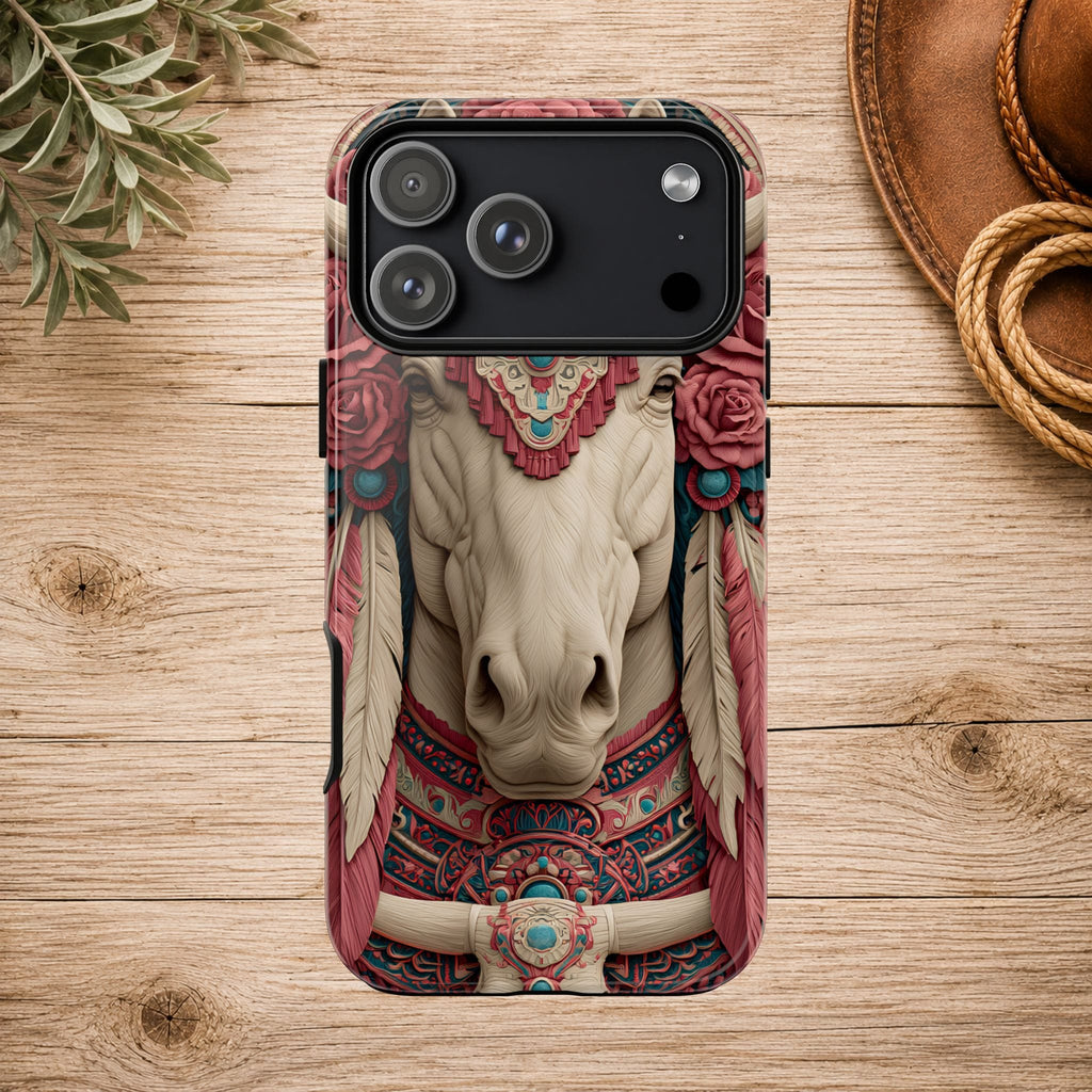Boho Bull Phone Case