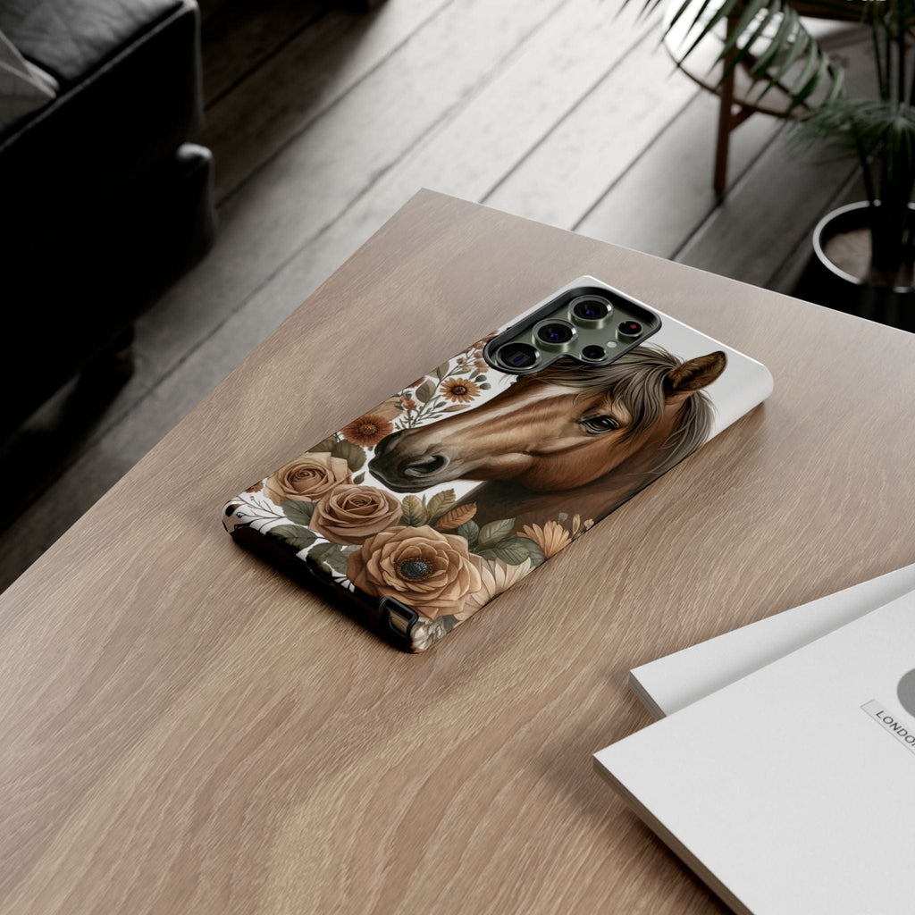 Painted Horse & Roses – Phone Case