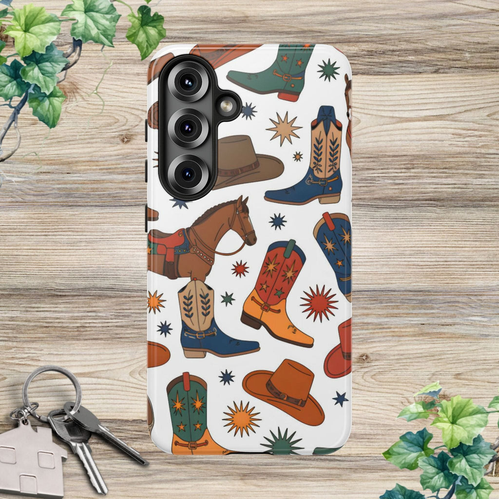 Cowboy Boots, Hats & Horses Phone Case