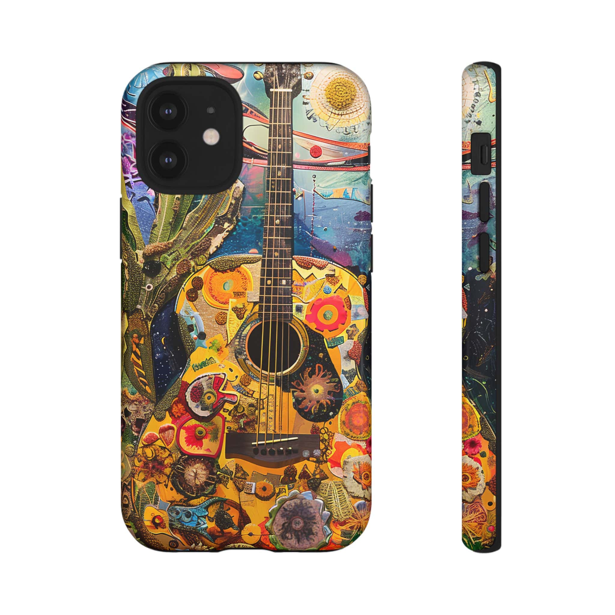 Floral Guitar- Phone Case